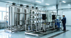 Application Case of Reverse Osmosis Equipment in Anhui Jinguan Glass Production Plant